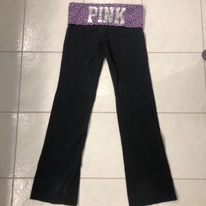 Victoria’s Secret PINK Yoga Pants Cheetah Print